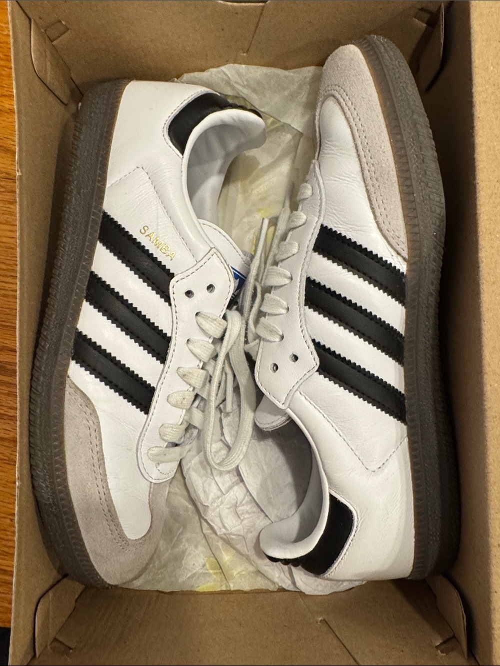 adidas Women’s White & Black Samba